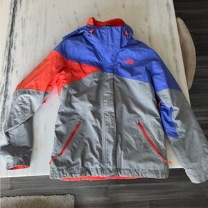 The North Face Women's Ski Jacket in Gray, Blue & Orange